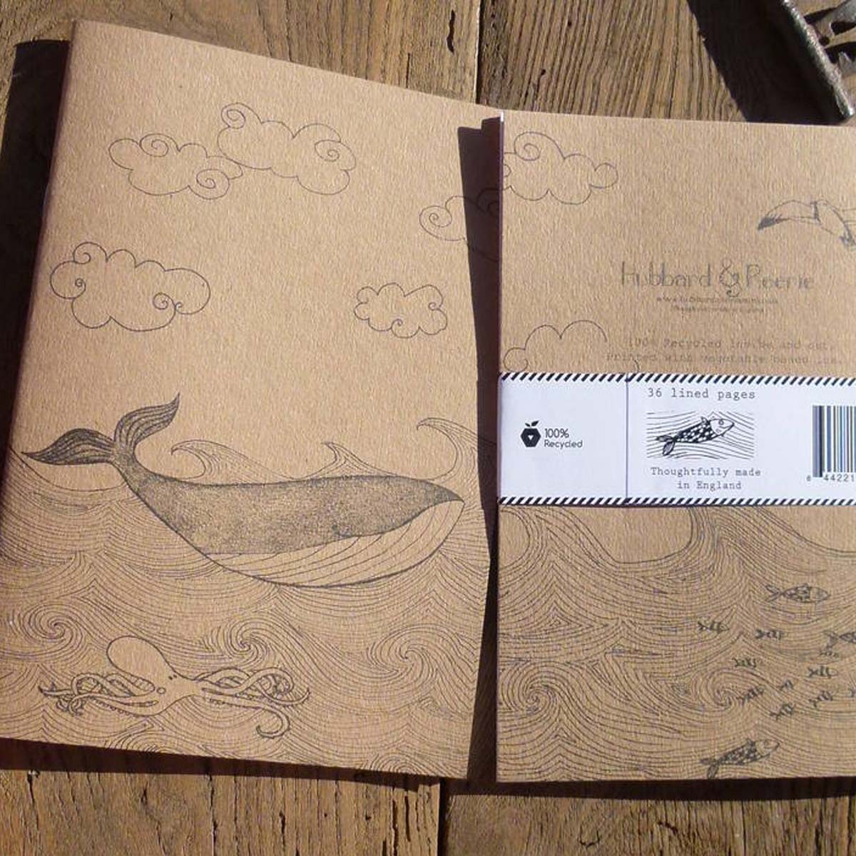 Hubbard & Reenie Whales Notebook